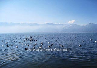 Mt. Cangshan along the Erhai Lake